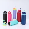 Cross-border 304 stainless steel sports water bottle, double-layer vacuum straw insulated cup, large-capacity outdoor portable bouncing cup Specification image